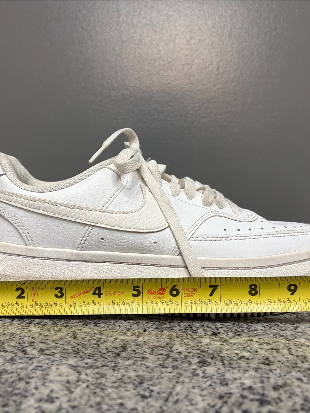 Nike Court Vision Alta LTR Triple White Platform Sneaker DM0113-100 Women's 8.5 - Picture 14 of 17
